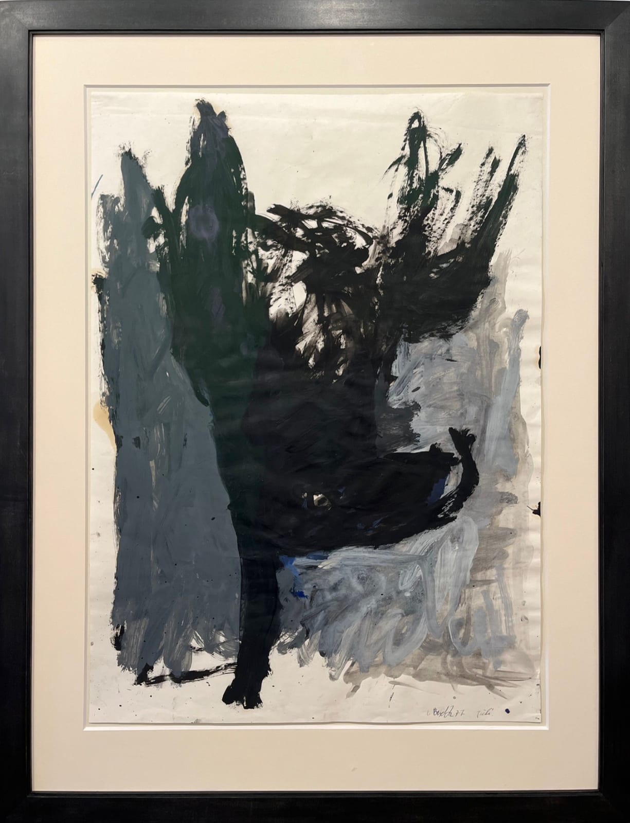 Georg Baselitz, Adler/Eagle, 1977