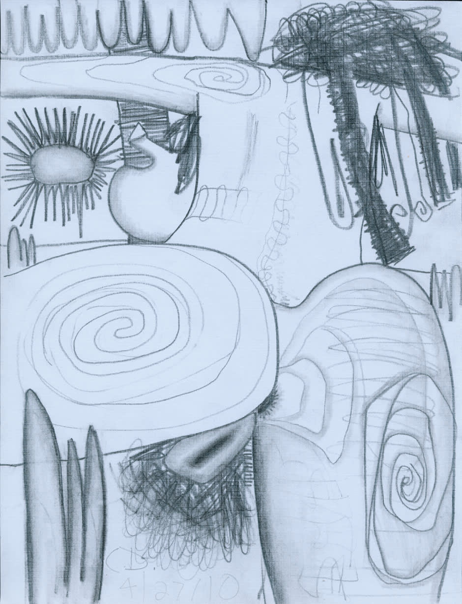 Carroll Dunham, Untitled (4/27/10), 2010