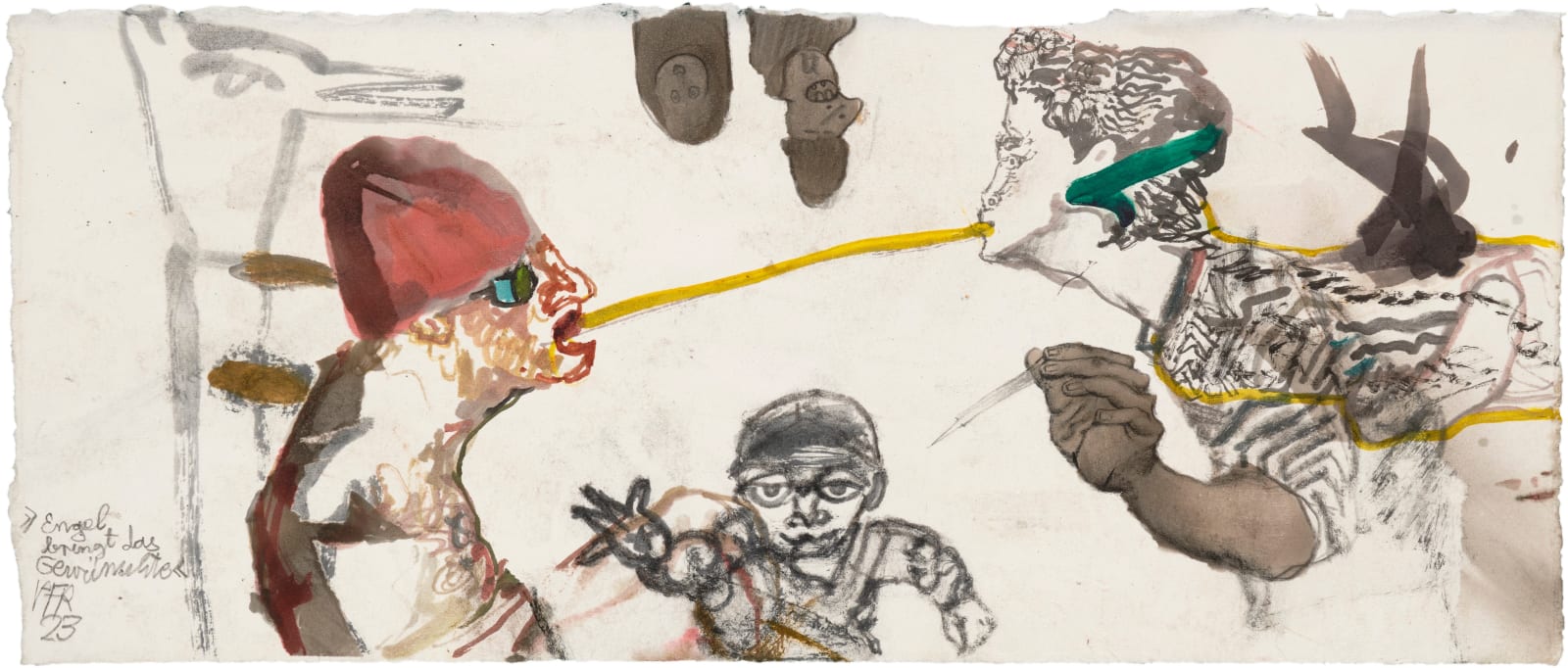 Erwin Pfrang, Engel bringt das Gewünschte (Angel Brings What is Desired), 2023
