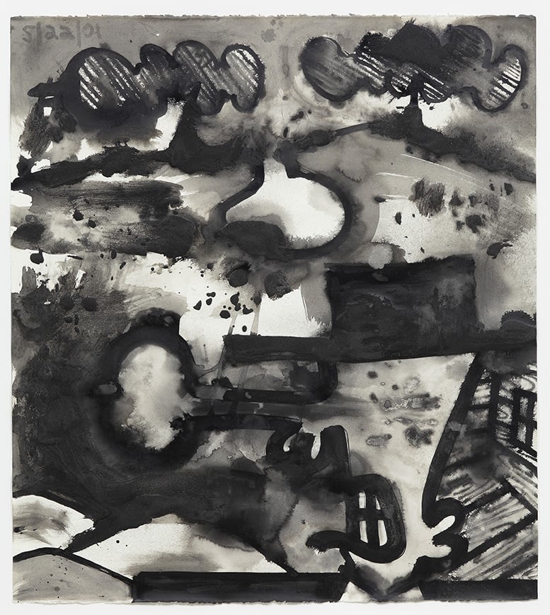 Carroll Dunham, Search For Orgone, 2001