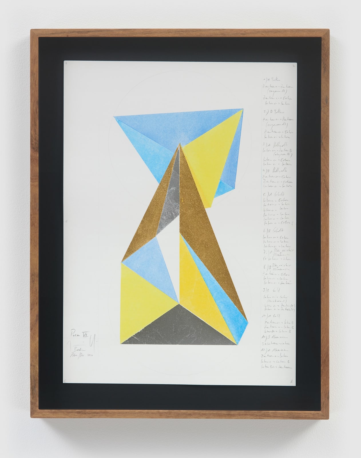 Jorinde Voigt, Poem VII, 2020