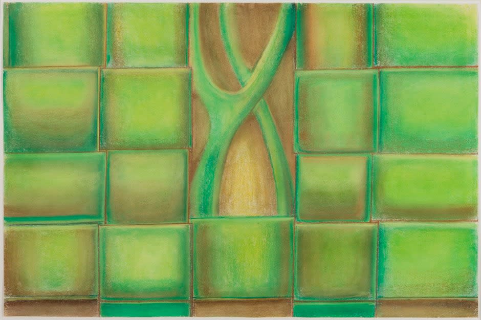 Richard Artschwager, Green Weave, 2008
