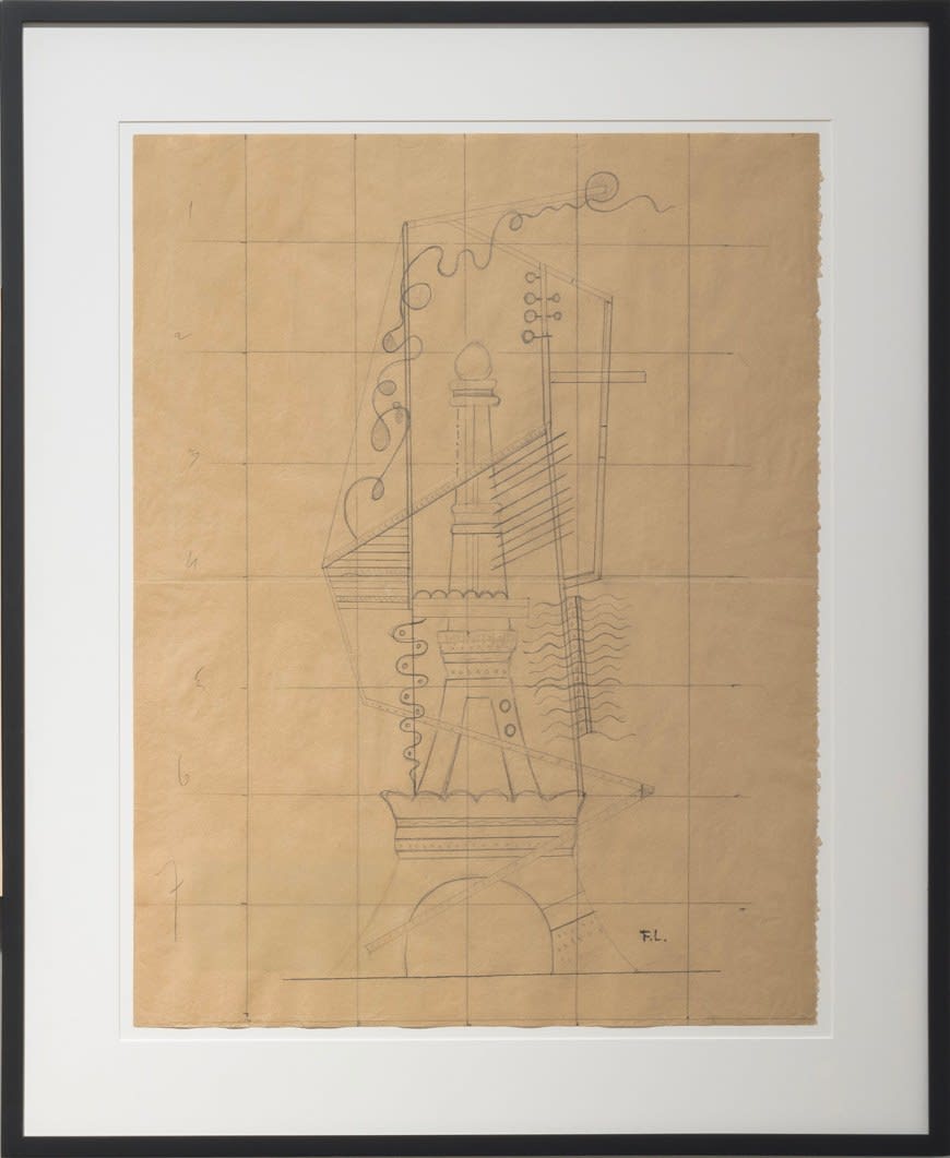 Fernand Léger, Projet de Camouflage de la Tour Eiffel, 1937