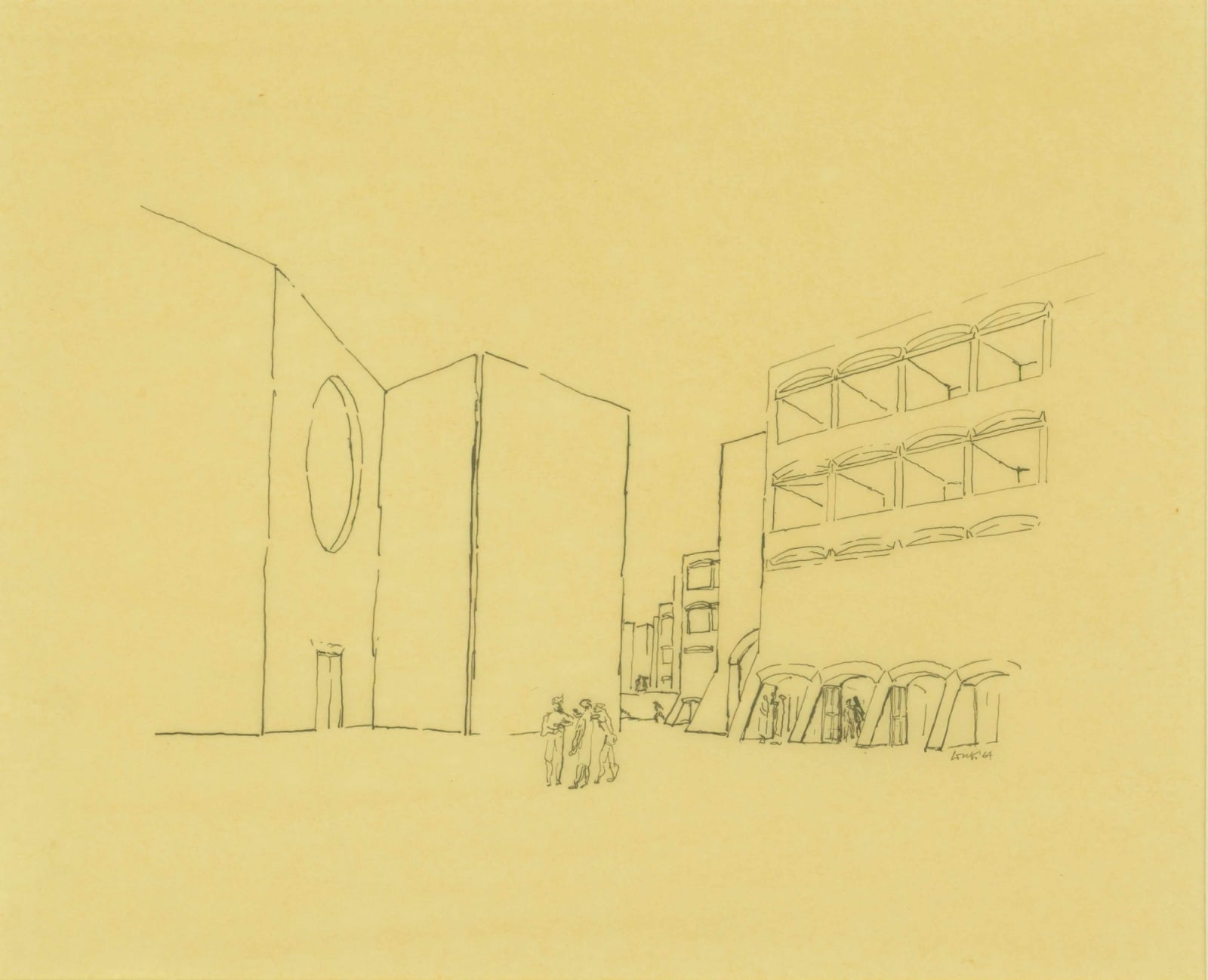 Louis I. Kahn, Indian Institute of Management, Ahmedabad, Gujarat, India, 1964