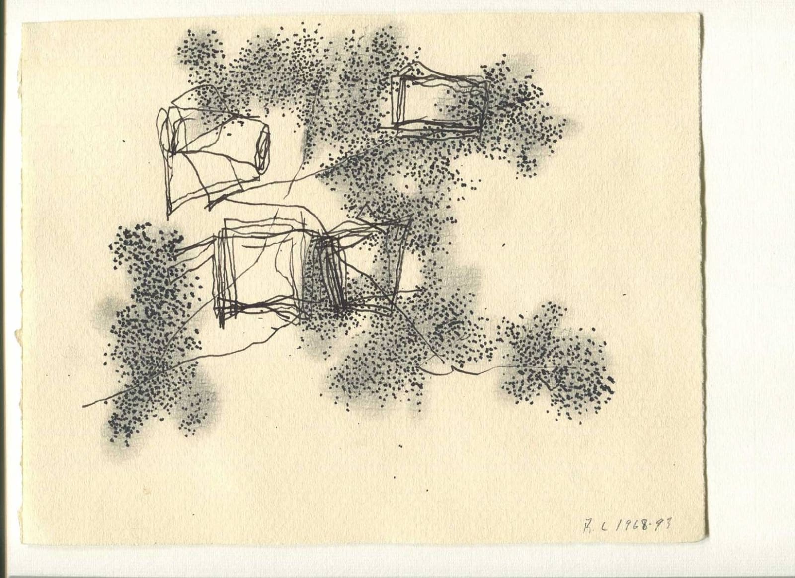 Barry Le Va, Felt Installations (group of 10 drawngs), 1968-93