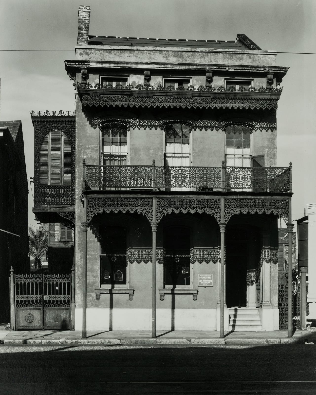 Walker Evans, House with Cast Iron Grillwork, New Orleans, 1936