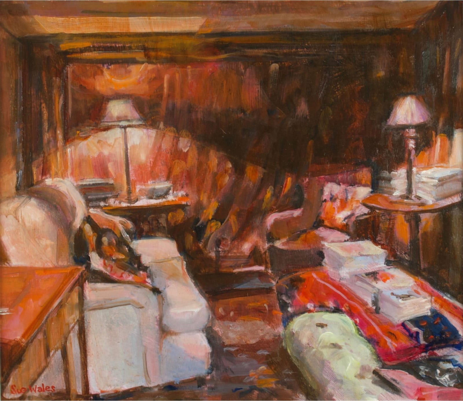 Sue Wales, Cosy Winter Room