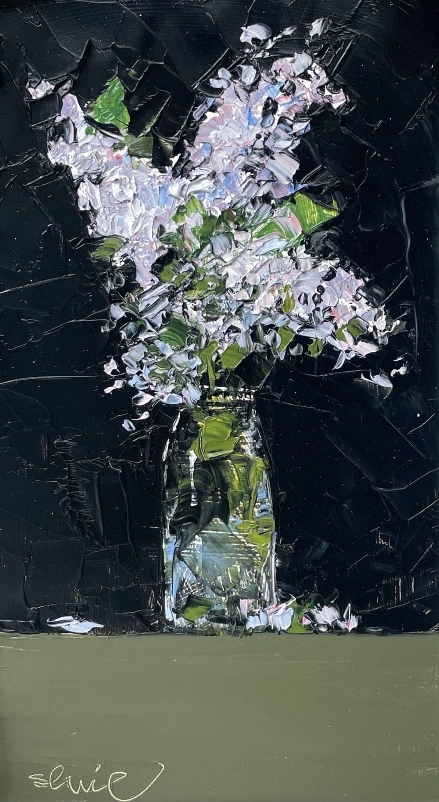 Mike Service, Lilacs in a Milk Bottle