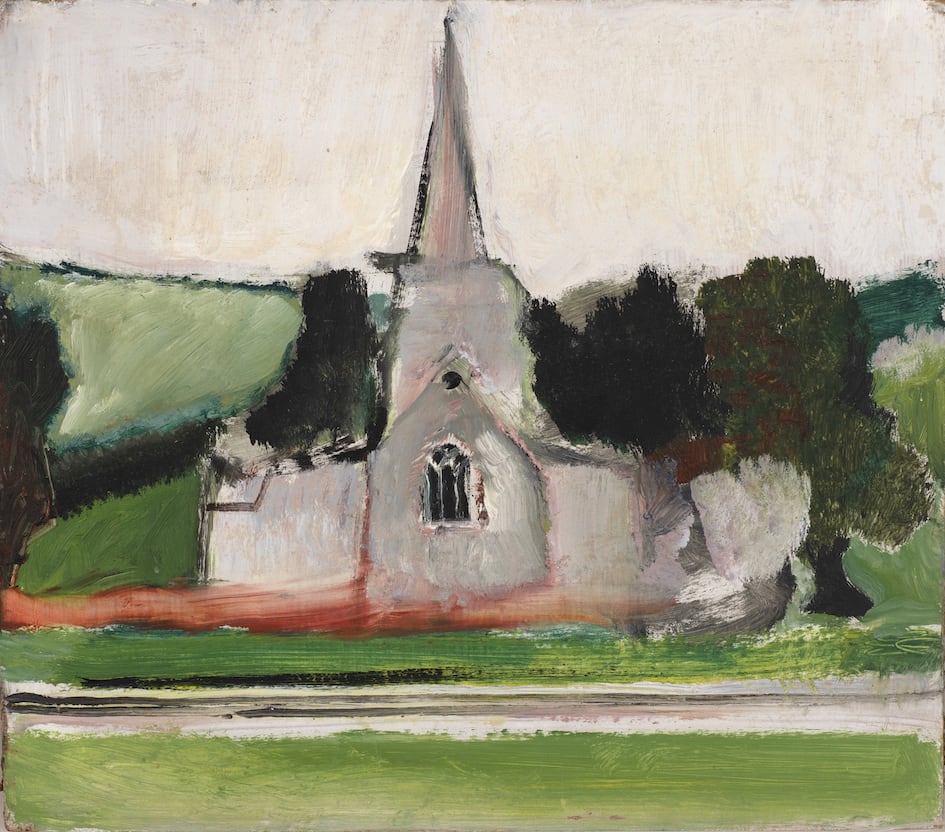 Romi Behrens, Church at Little Bedwyn, 1989