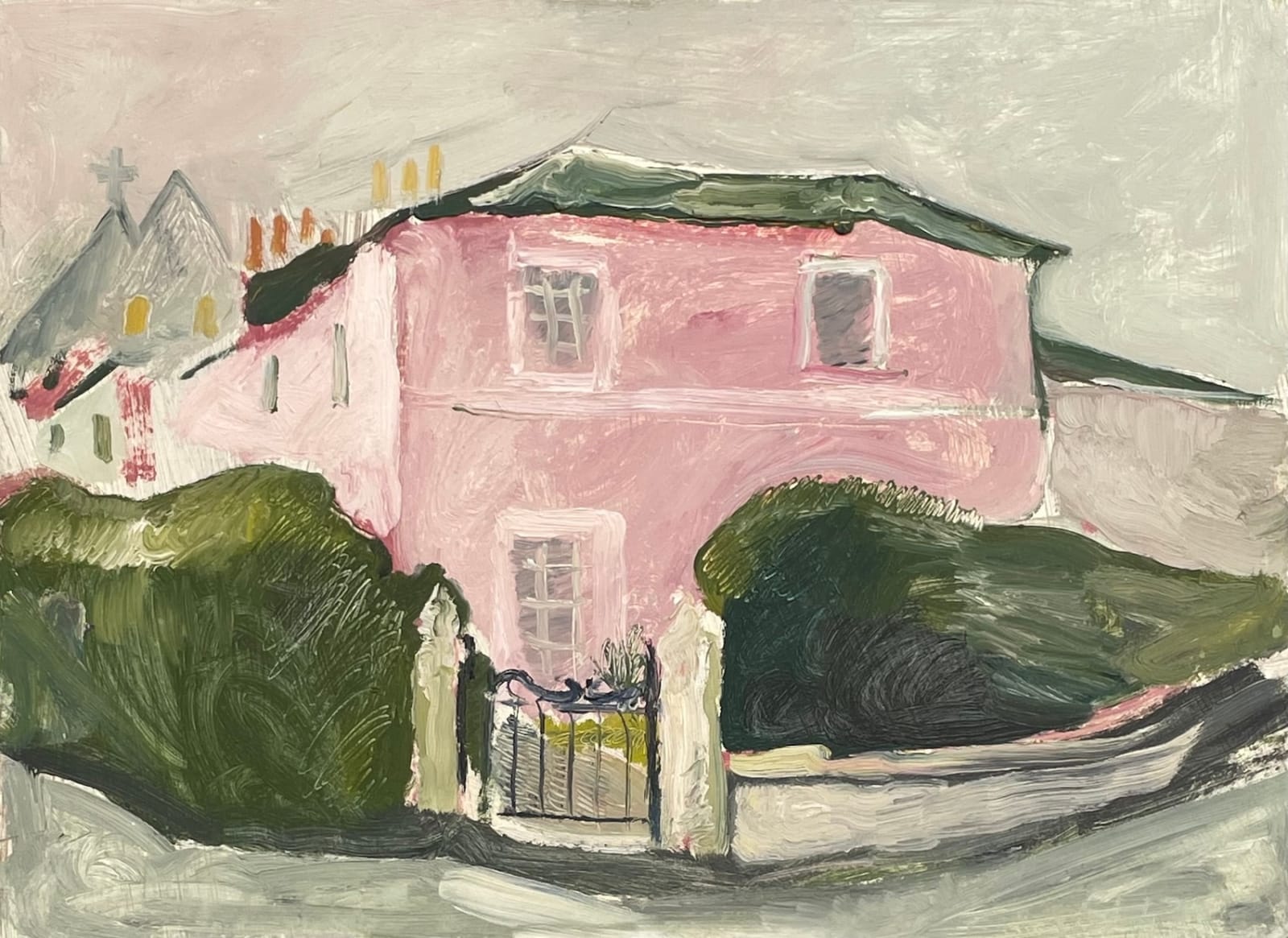 Romi Behrens, Pink House, c.1982