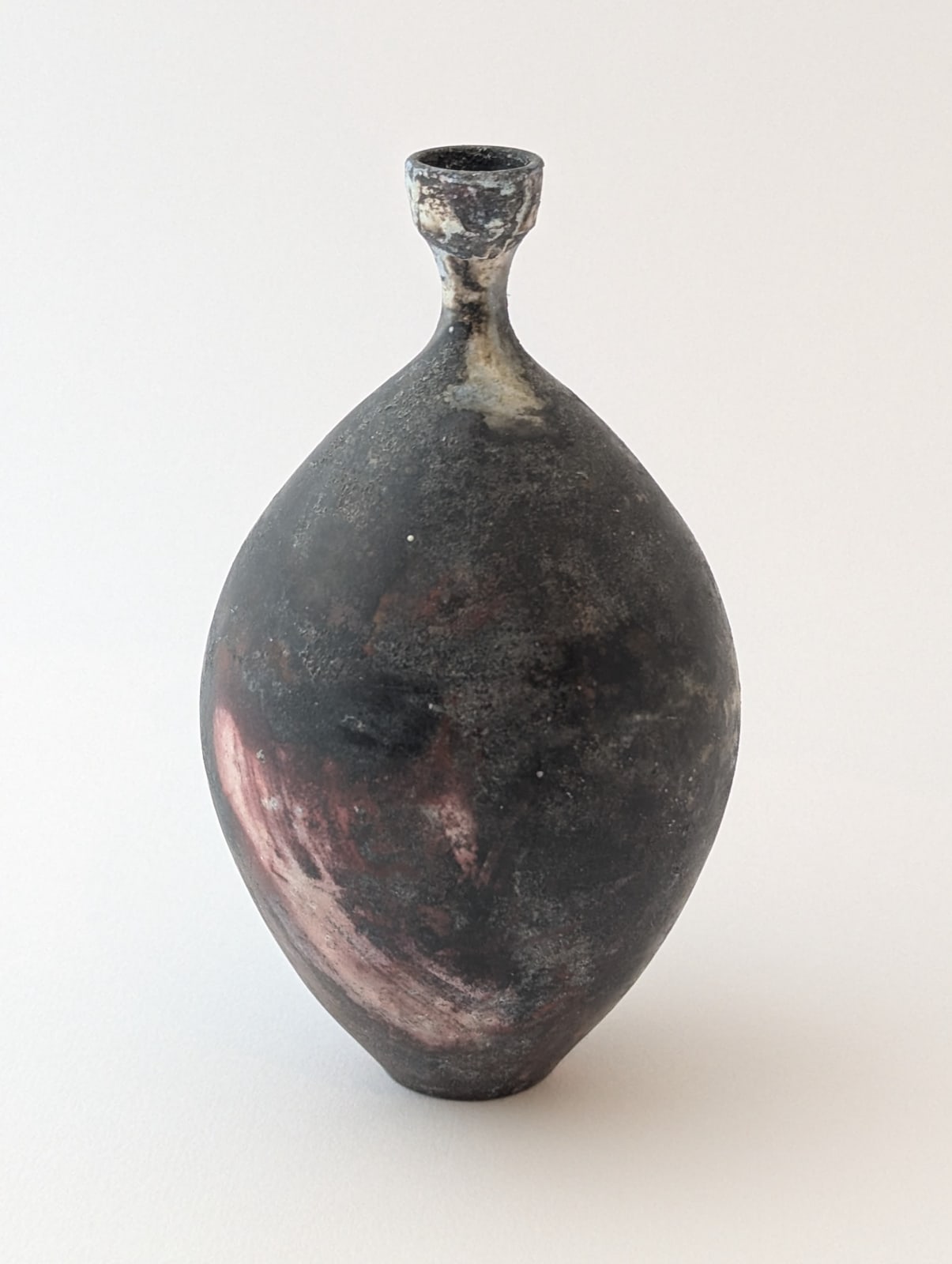 Kit Andrews, Small Pit-fired Bottle 8, 2024