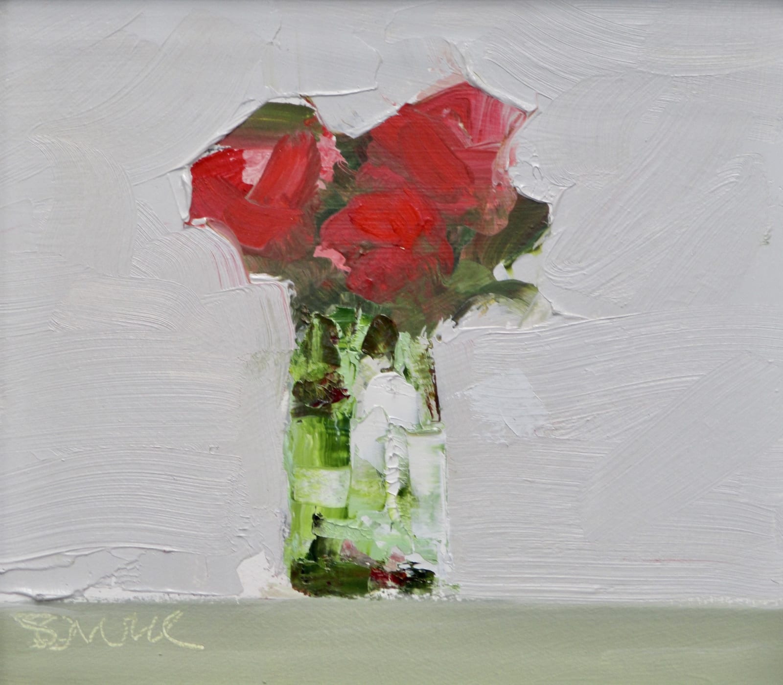 Mike Service, Roses in a Jam Jar , 2021