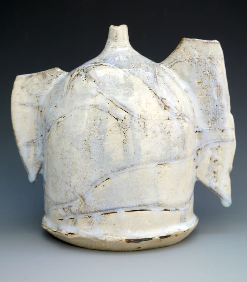 Jane Wheeler, Spring Rain Clematis Winged Bottle