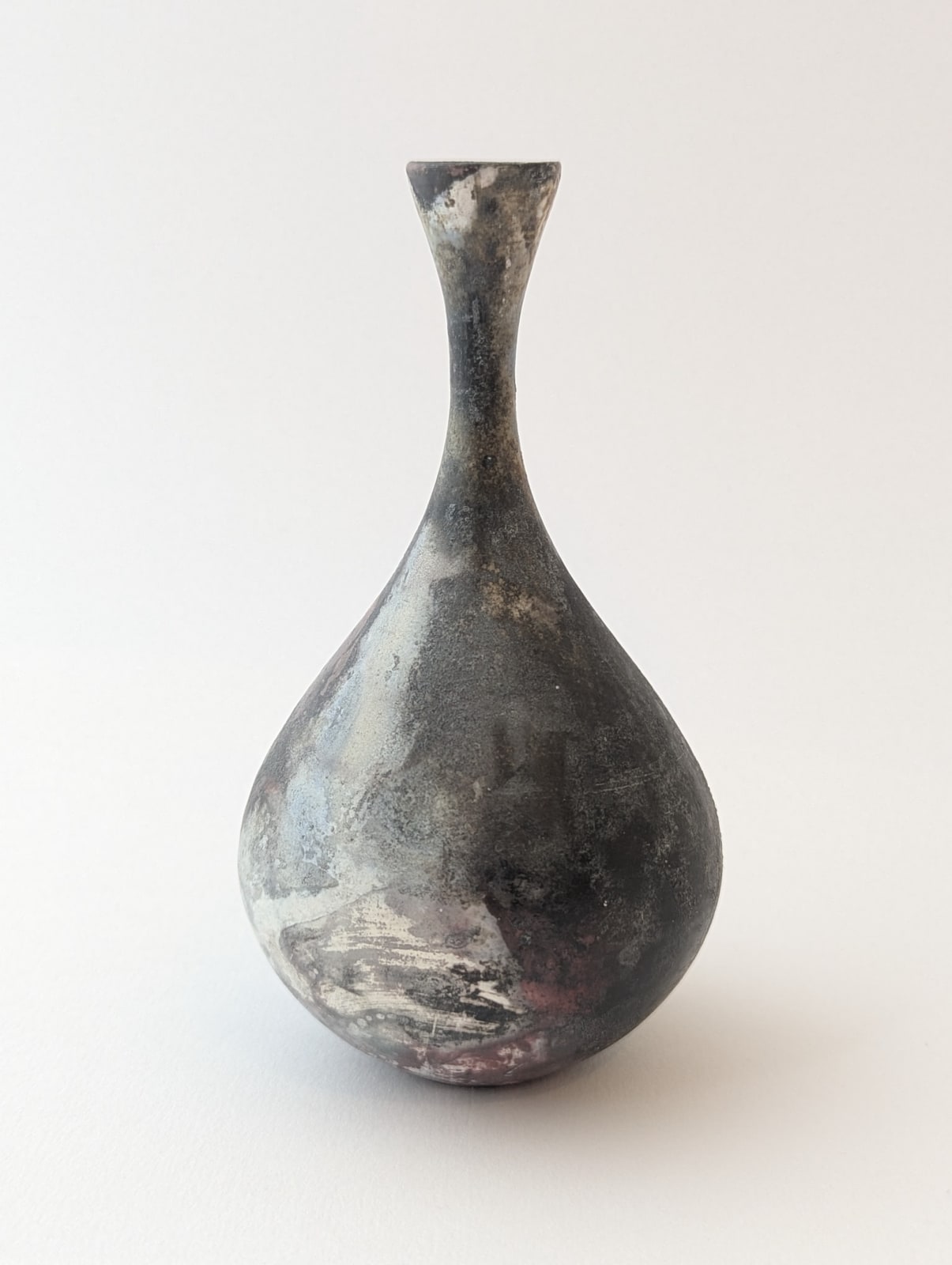Kit Andrews, Small Pit-fired Bottle 6, 2024