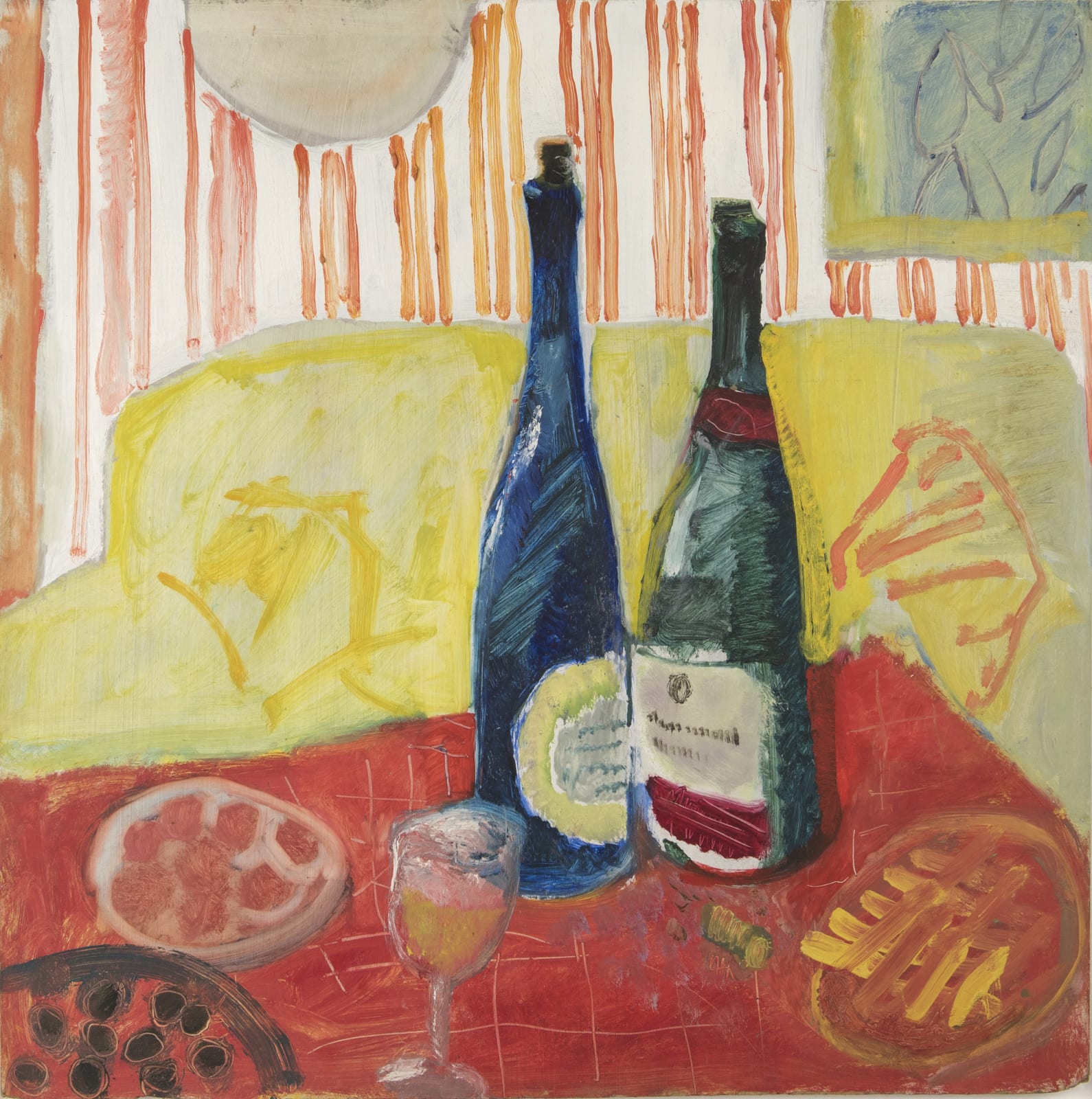 Romi Behrens, Two Bottles for Katherine Heron's Birthday, 1989