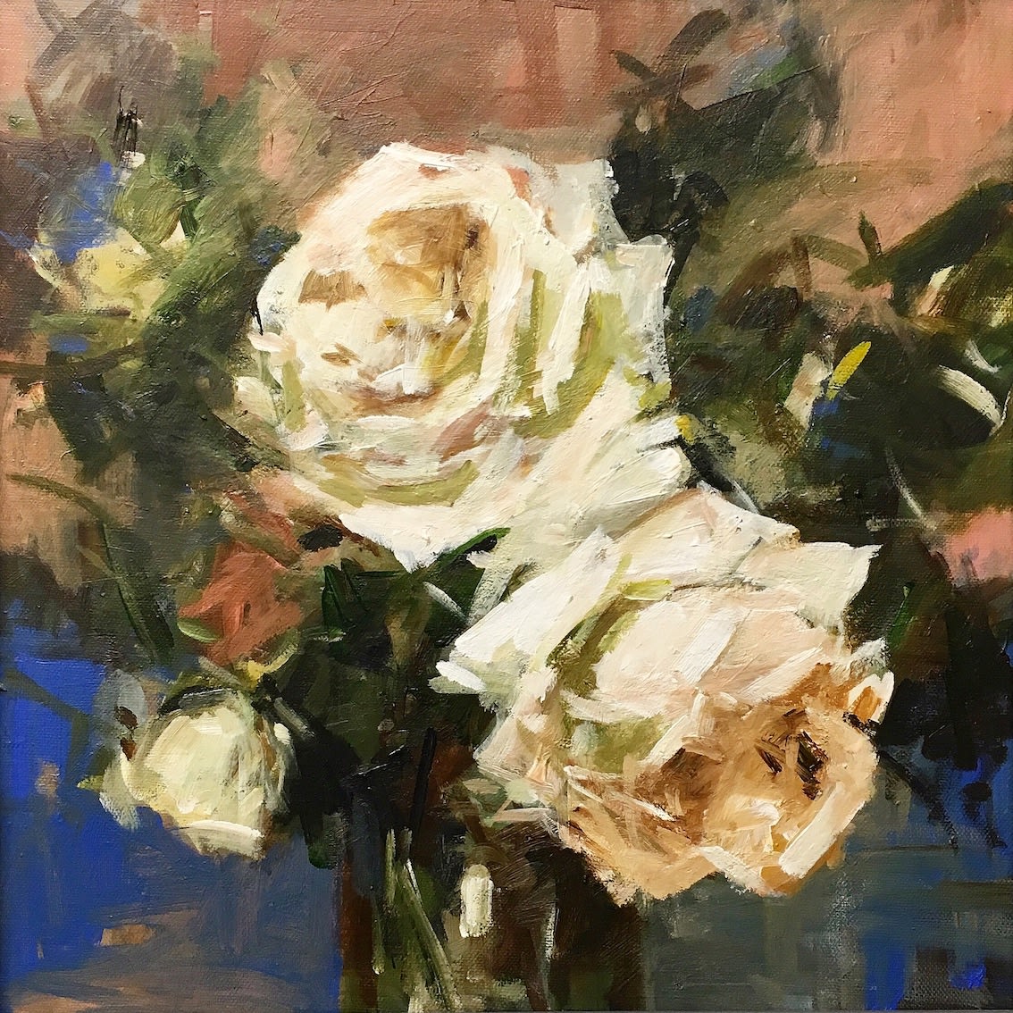 Parastoo Ganjei, White Roses, 2020