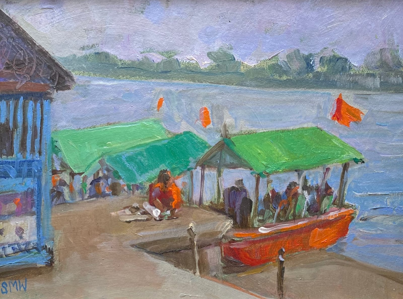 Sue Wales, Boat Trips on the Narmada River