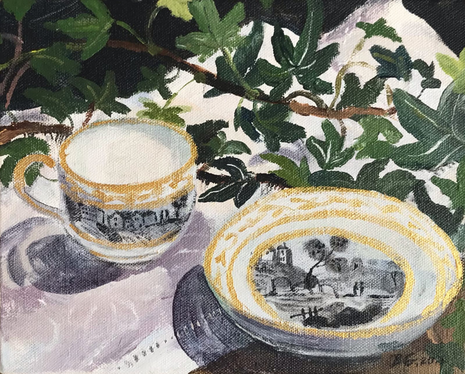 Brita Granstrom, Coalport Tea Cup and Ivy