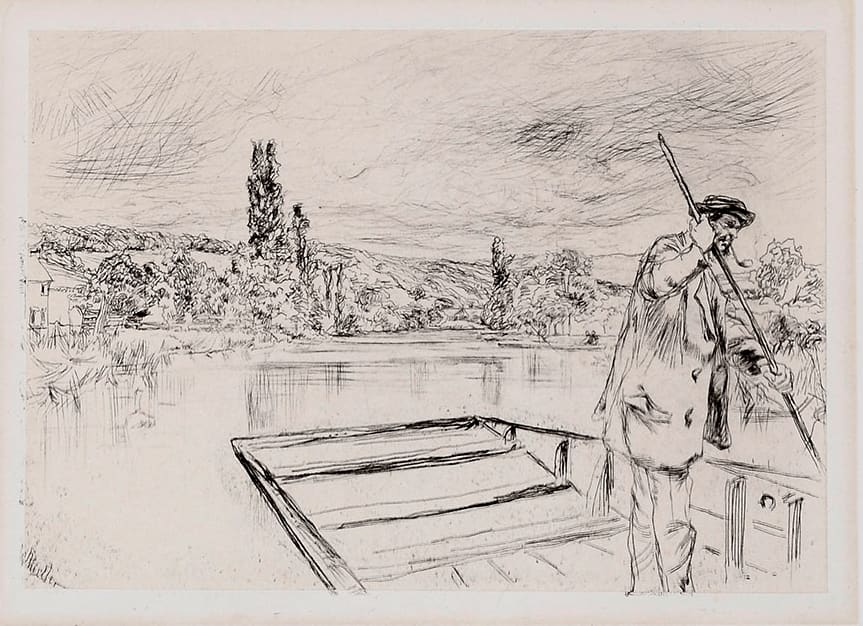 James McNeill Whistler, The Punt, 1861