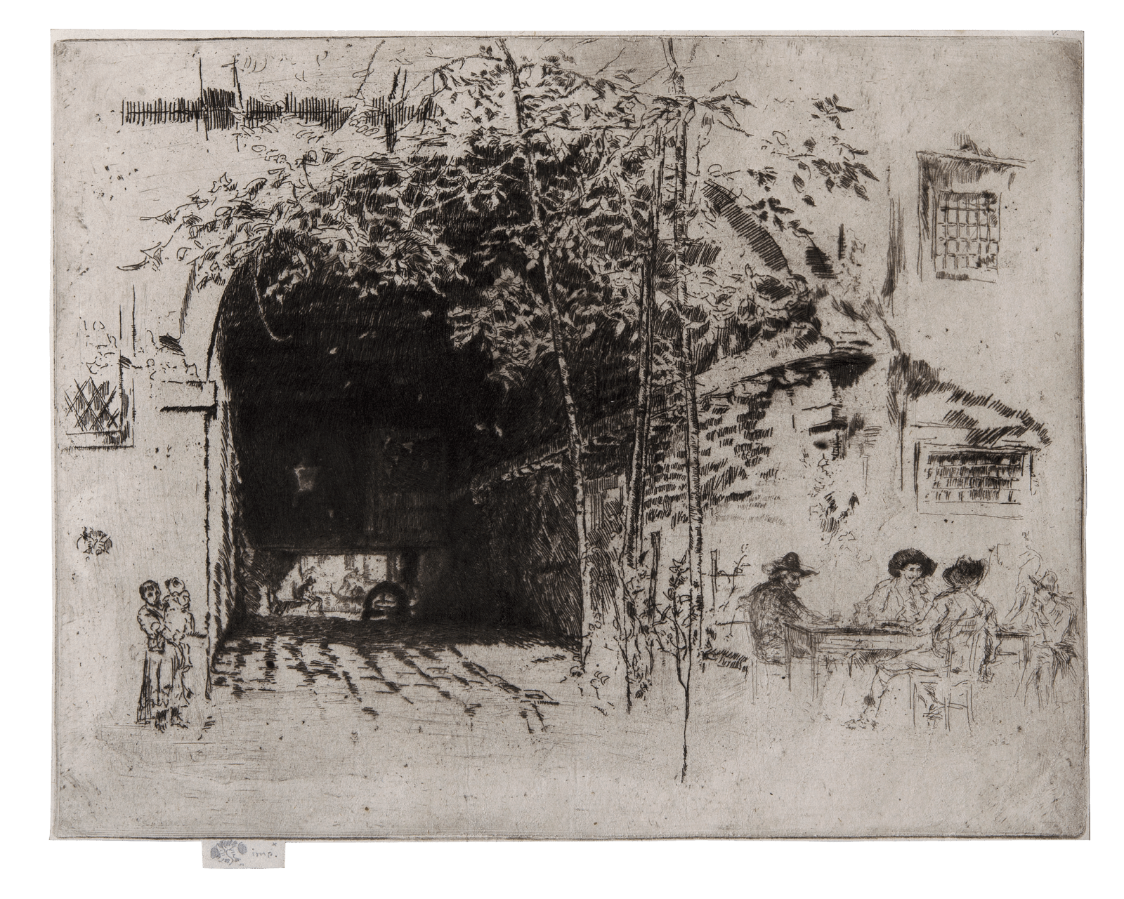 James McNeill Whistler, The Traghetto, No. 2, 1880