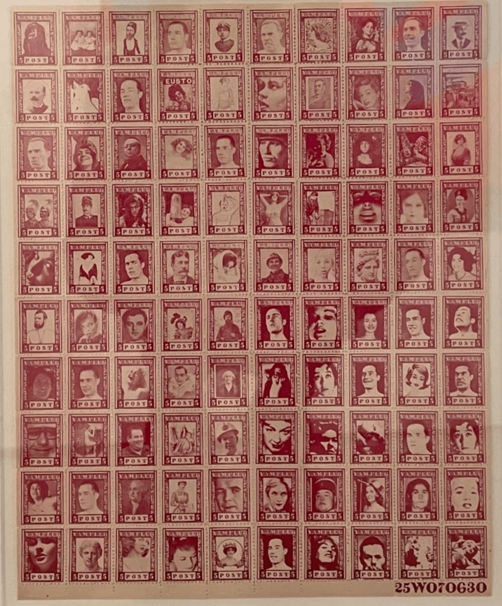 Robert Watts, Untitled (Stamps)