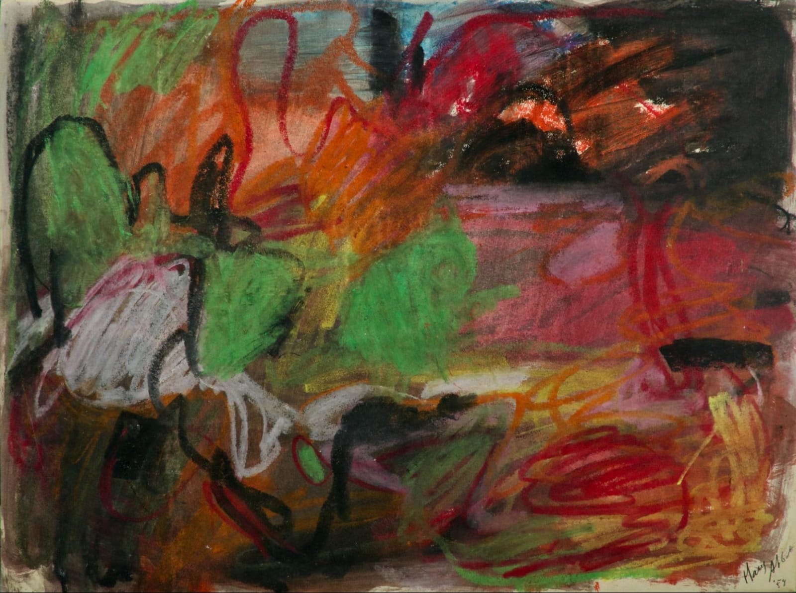 Mary Abbott, Untitled, 1958