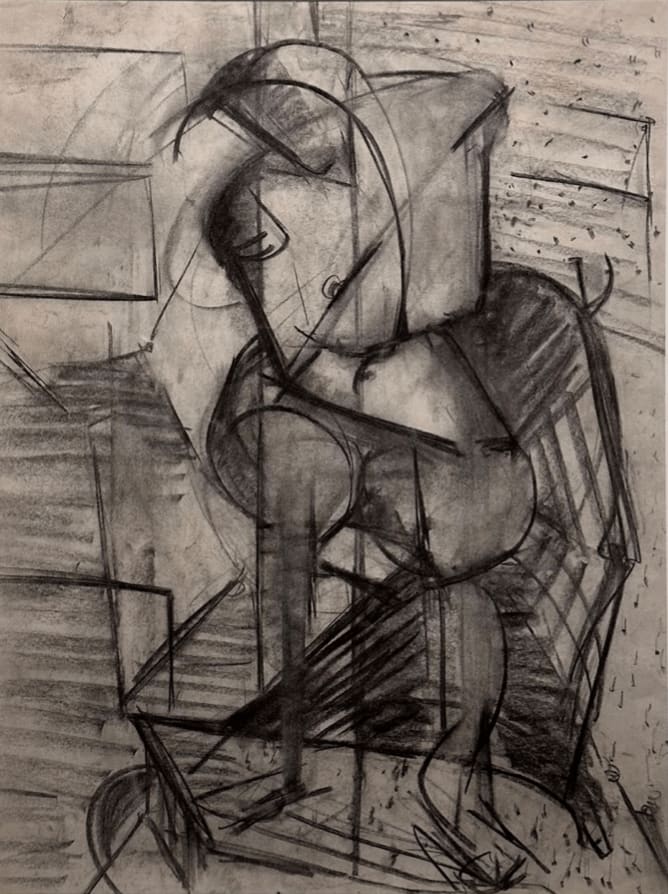 Mercedes Matter, Untitled (Nude Study), c. 1938
