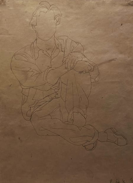 Elaine de Kooning, Portrait of Bill, 1938