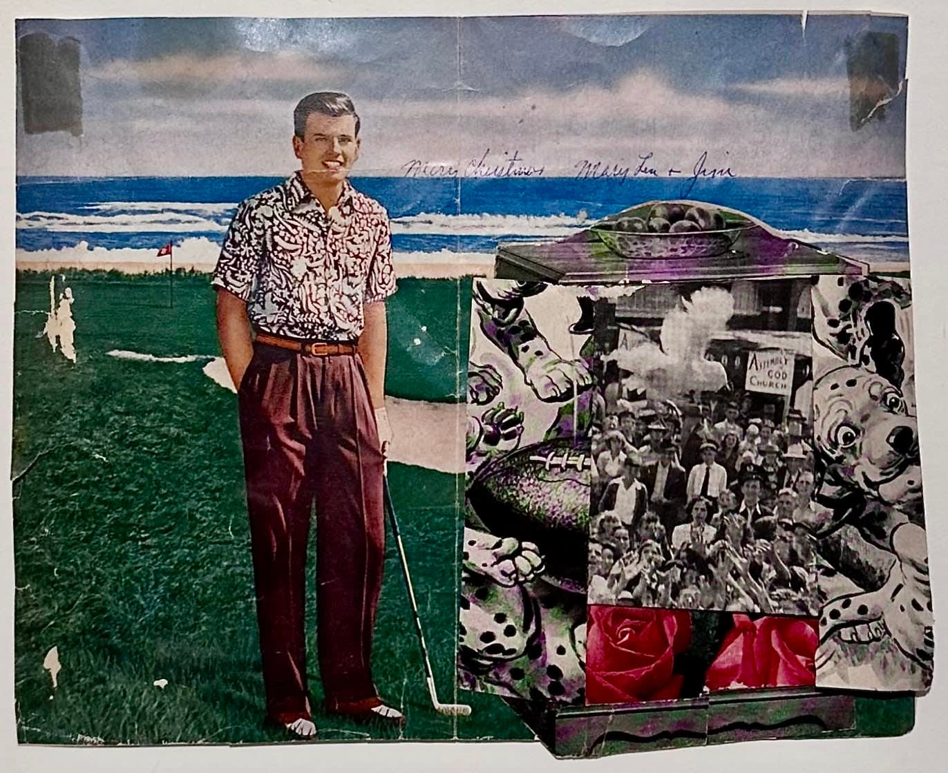 James Rosenquist, Merry Christmas Mary Lou & Jim, 1962