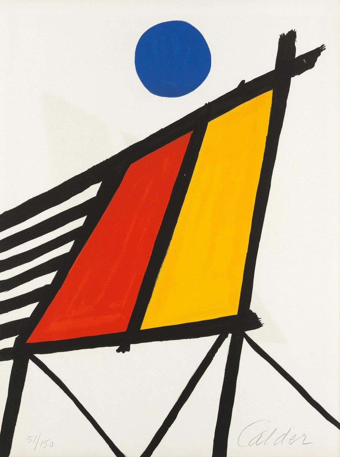 Alexander Calder, Blue Sun, N.d.