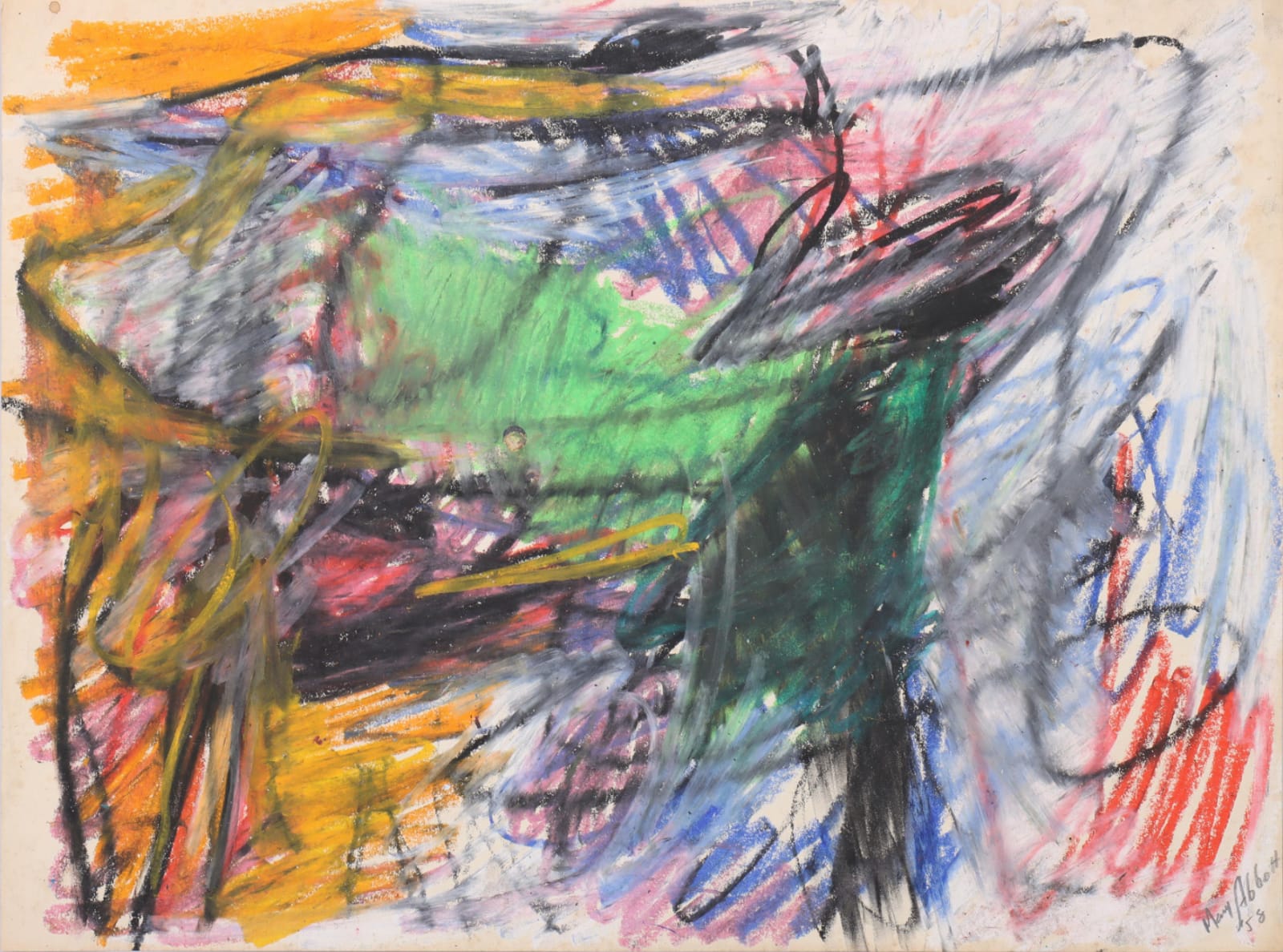 Mary Abbott, Untitled (Abstract), 1958
