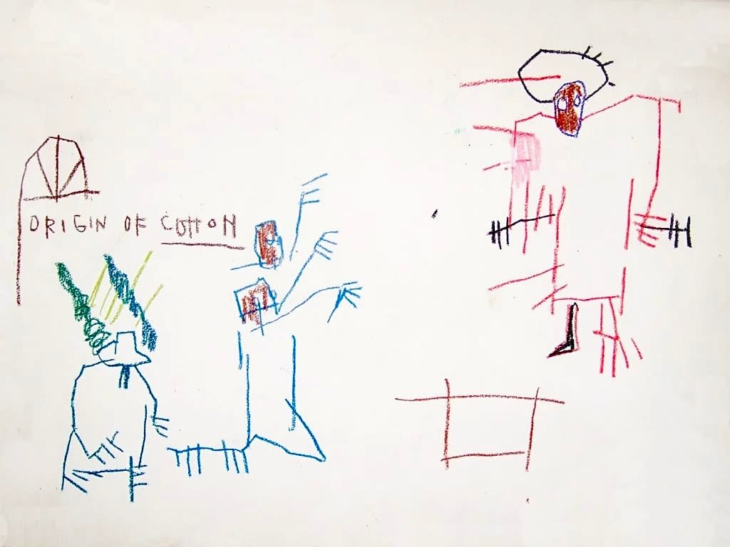 Jean-Michel Basquiat, Origin of Cotton, c. 1981
