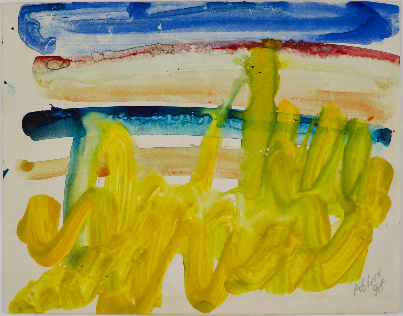 Mary Abbott, Untitled (Abstract Landscape), 1988