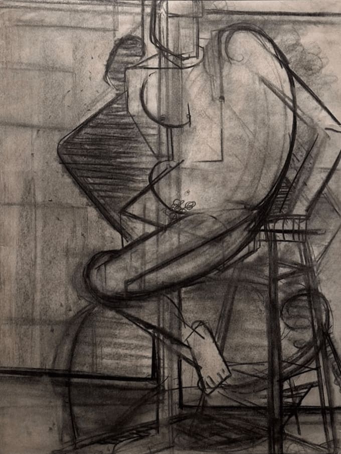 Mercedes Matter, Untitled (Nude Study), c. 1938
