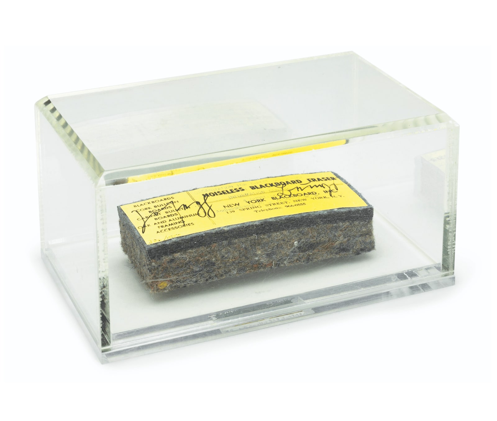 Joseph Beuys, Noiseless Blackboard Eraser , 1974