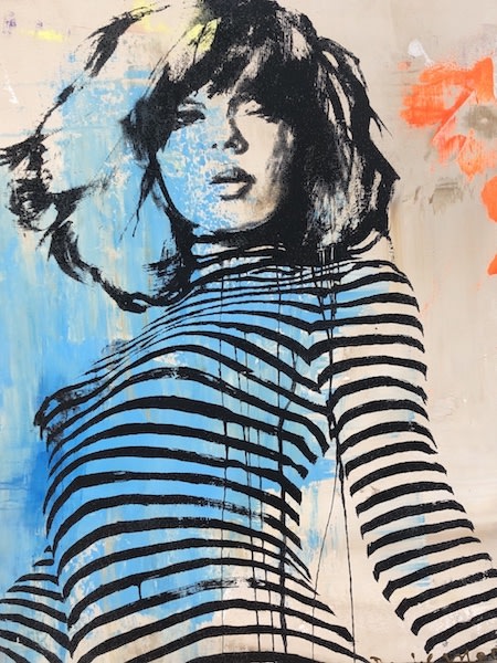 Daniel Maltzman, Blue Stripe Girl, 2019