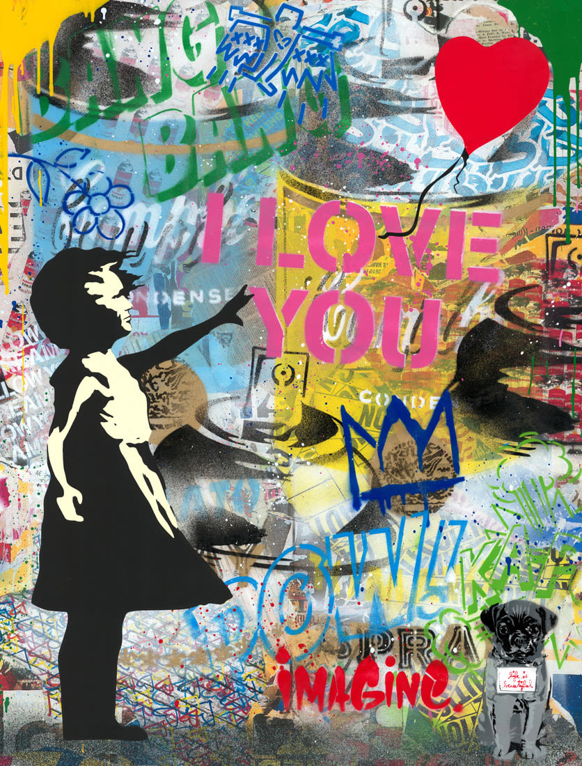 Mr. Brainwash, Balloon Girl, 2024