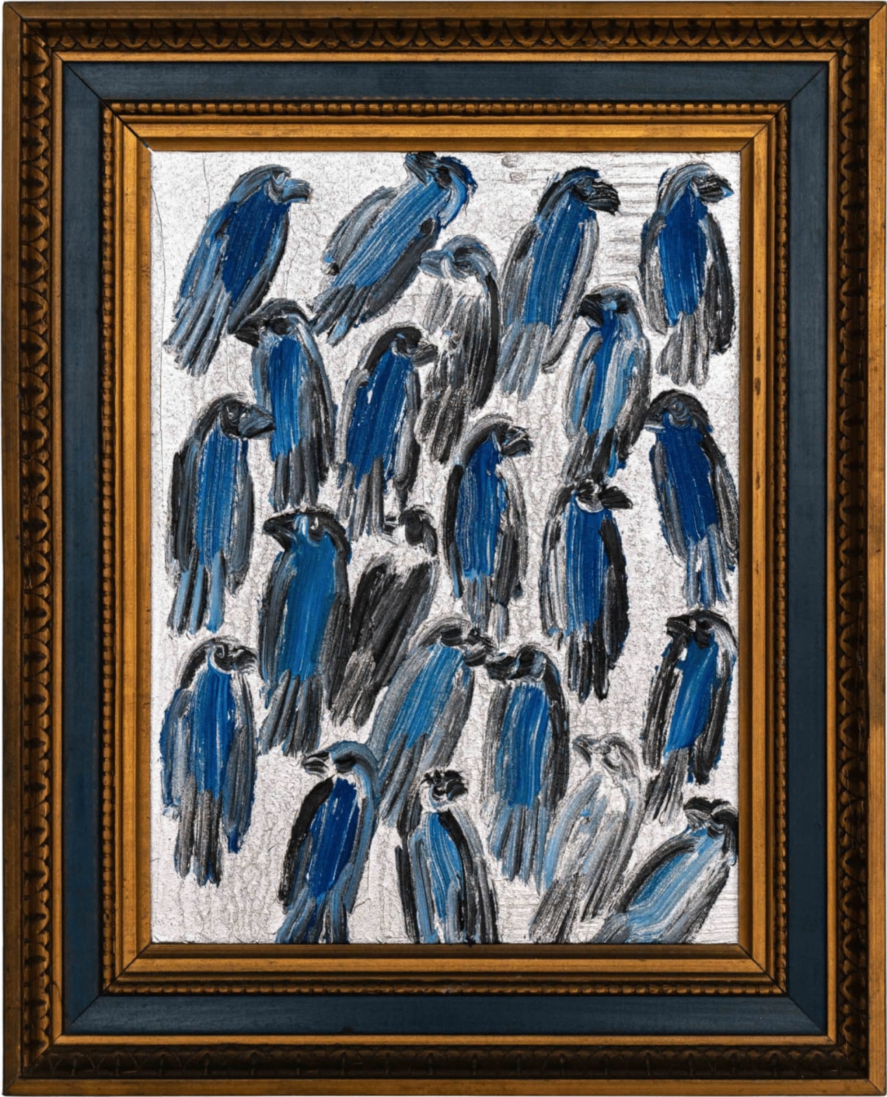 Hunt Slonem, Cordon Blue Finches, 2024
