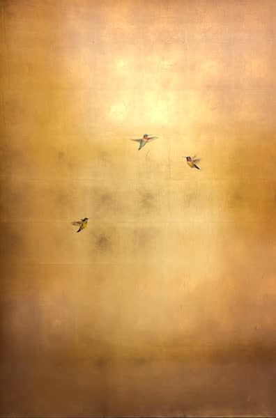 Carolyn Reynolds, Golden Trio in Spring, 2019