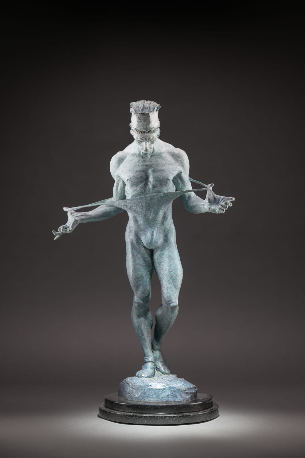 Richard MacDonald, Nureyev, Third Life, Blue, 2025