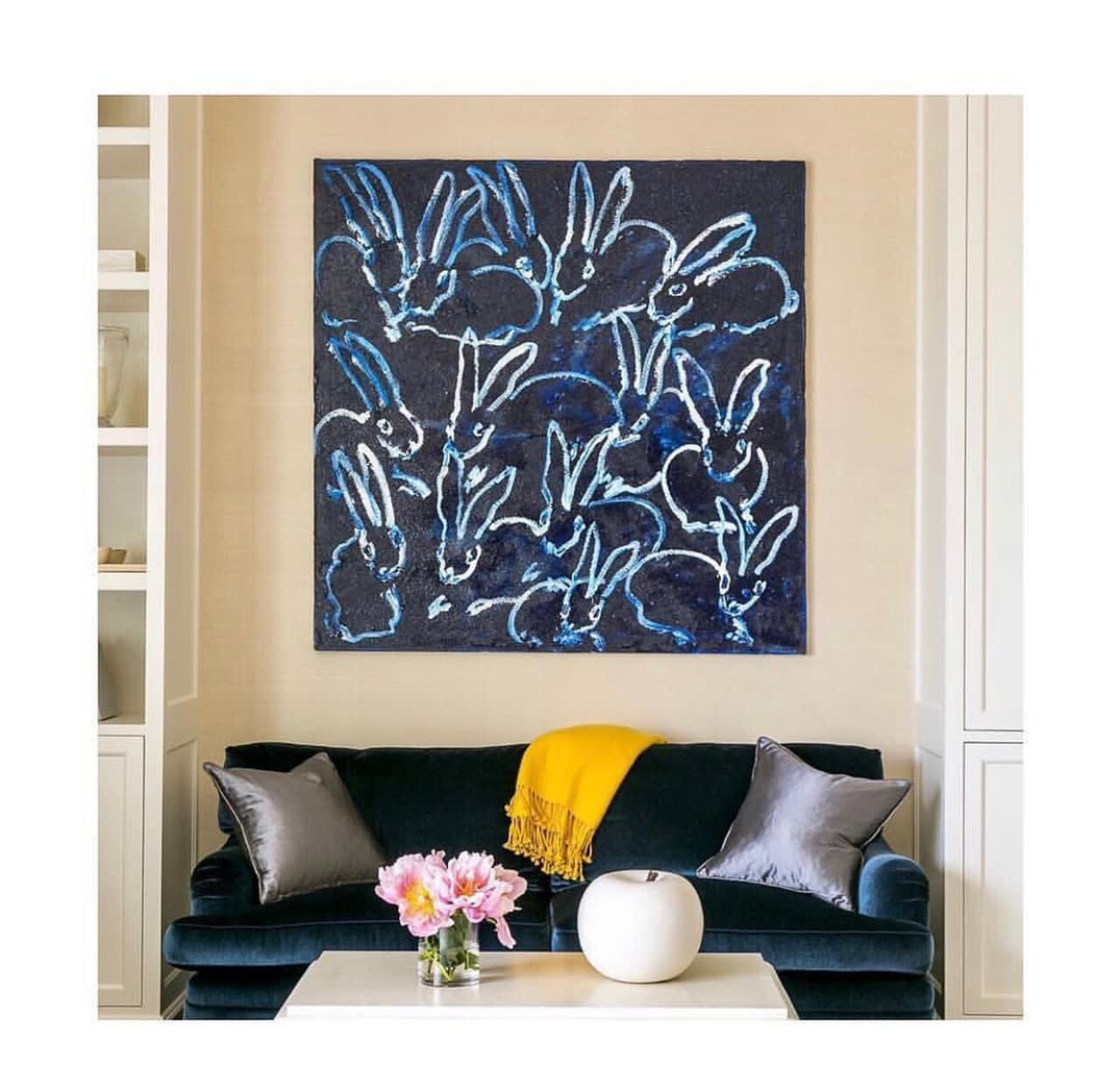 Hunt Slonem, Blue Eve, 2019