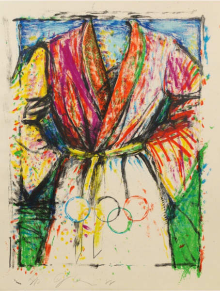 Jim Dine, Olympic Robe, 1988