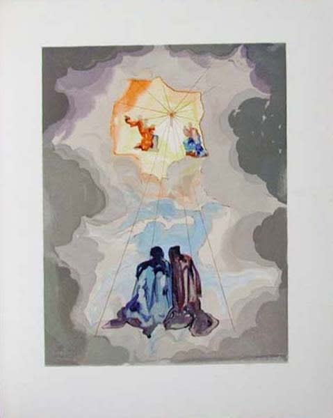 Salvador Dali, Cacciaguida’s History Lesson (Paradise), 1960