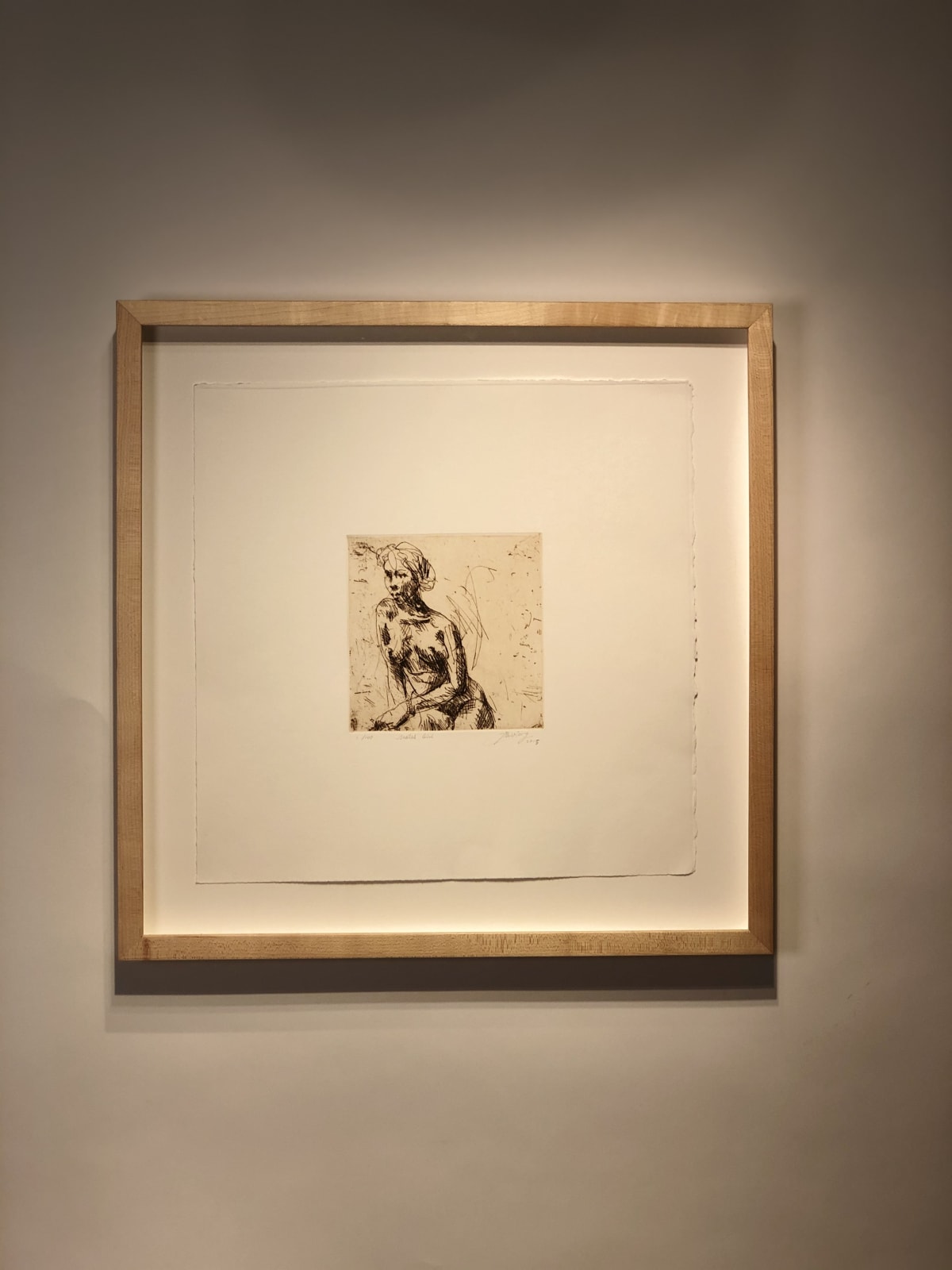 Jian Wang, Seated Girl, 2015