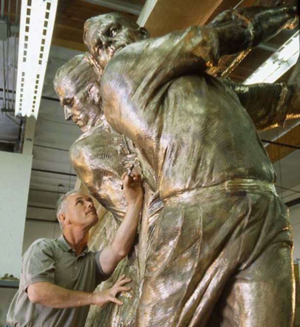 Richard MacDonald, Anatomy of Golf I-V, Atelier, Platinum, 2022