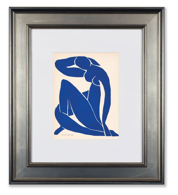 Henri Matisse, Nu Bleu - Femme Assise No 2. (Blue Nude II), 1952