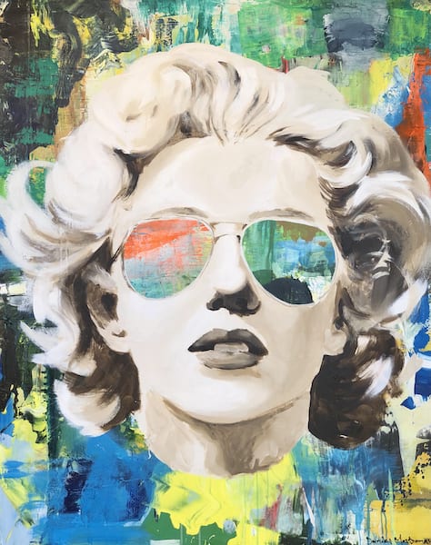 Daniel Maltzman, Reflective Sunglasses Marilyn, 2021