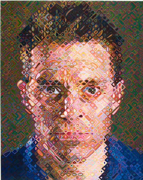 Chuck Close, James, 2004