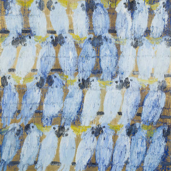 Hunt Slonem, Cockatoo Whisper, 2018