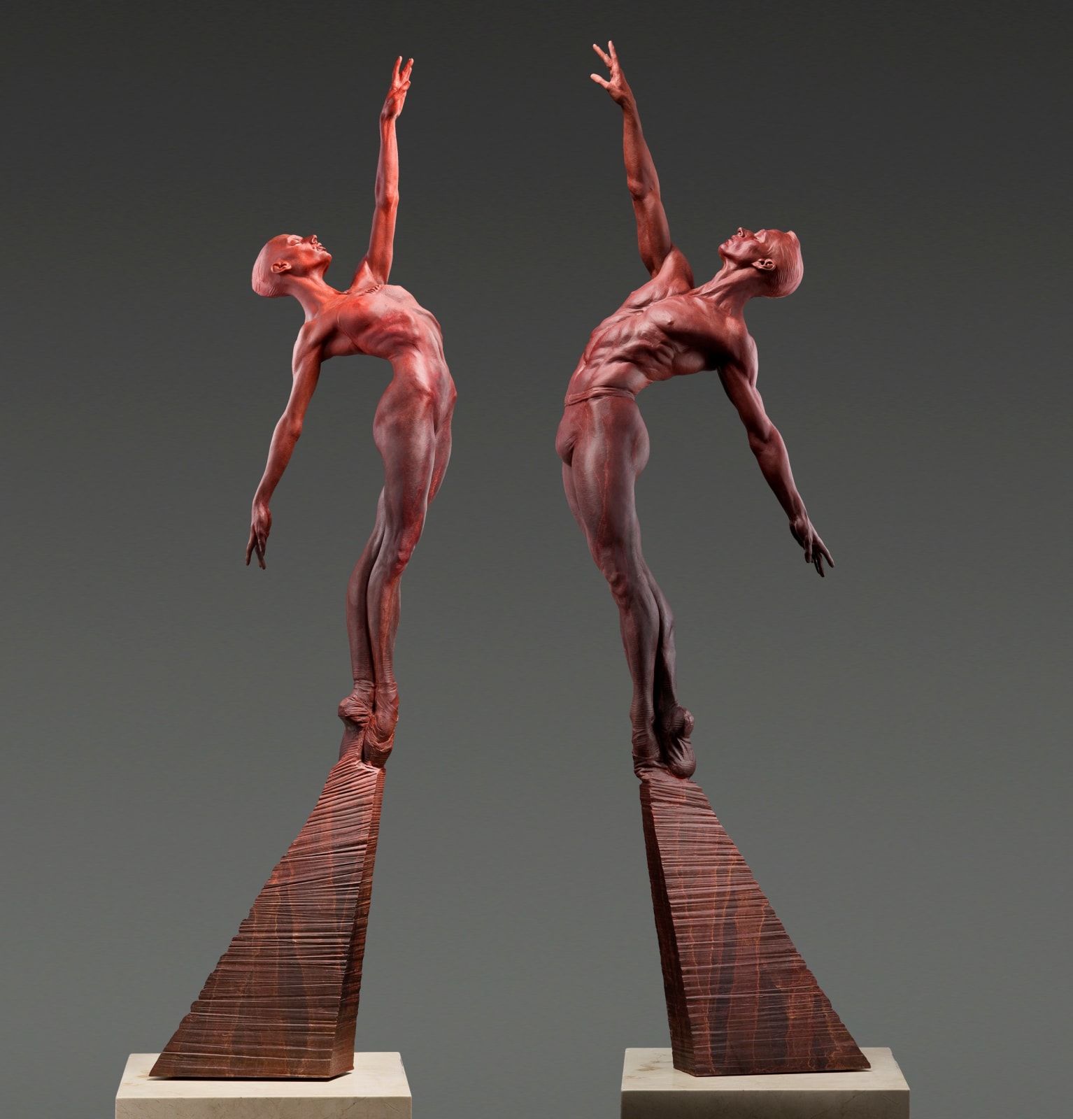 Richard MacDonald, Allonge, Two-Thirds, Suite Red (Male + Female), 2015